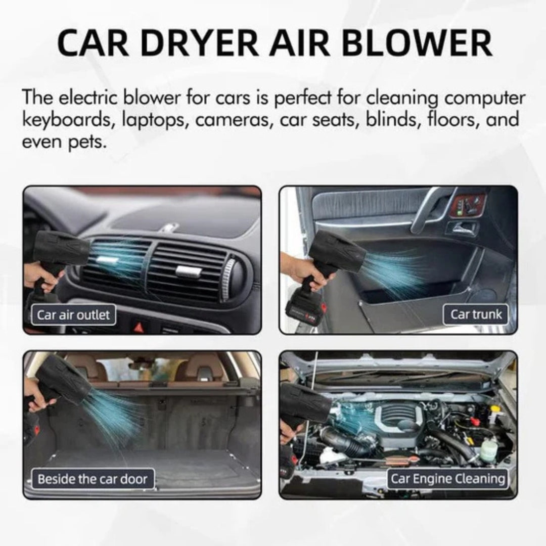 Cordless Turbo Blower – Clean Anywhere with Jet-Force Power!