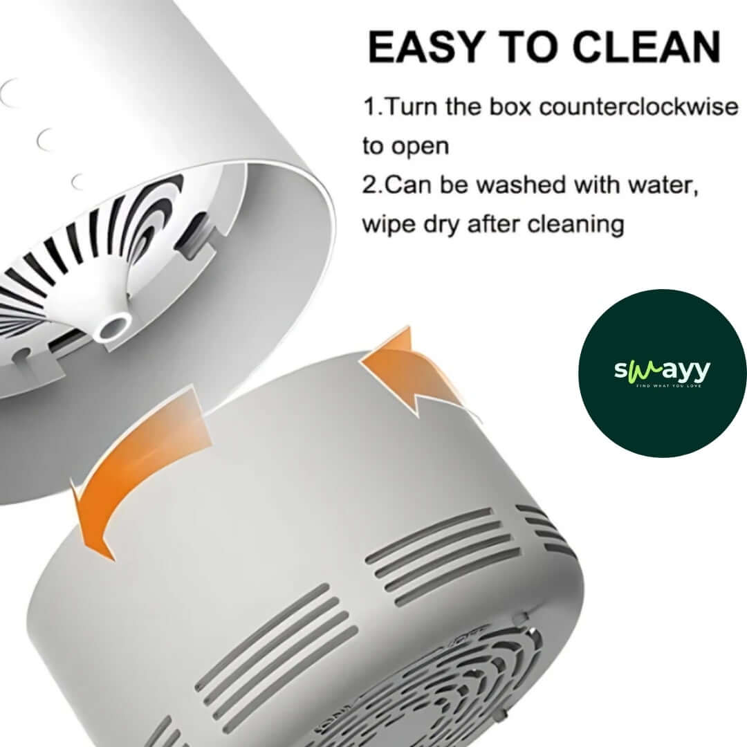 Silent Electric Insect Killer – Powerful Suction Trap for Indoor & Outdoor Use
