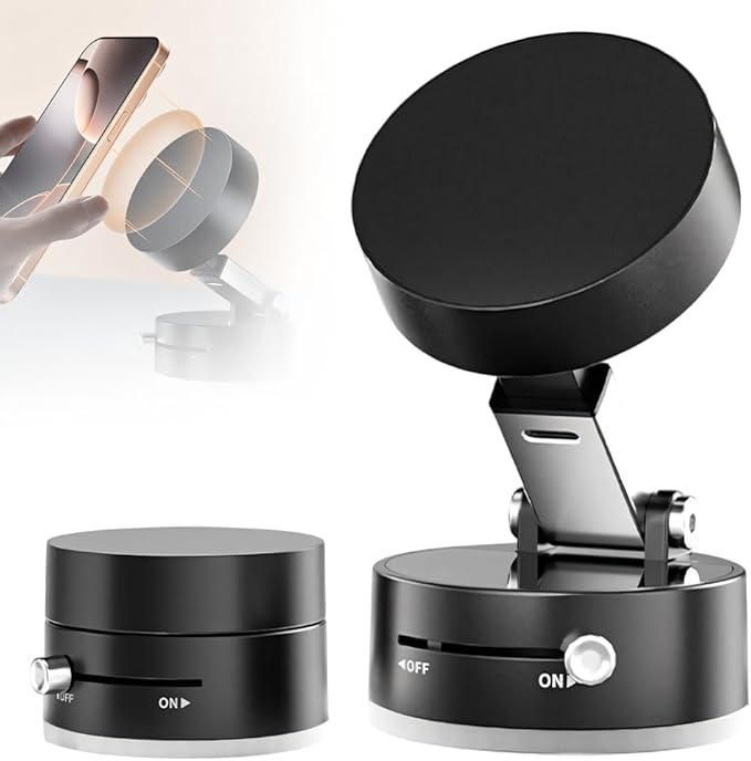 Stick Anywhere! Powerful Magnetic Suction Phone Holder for Car & Home