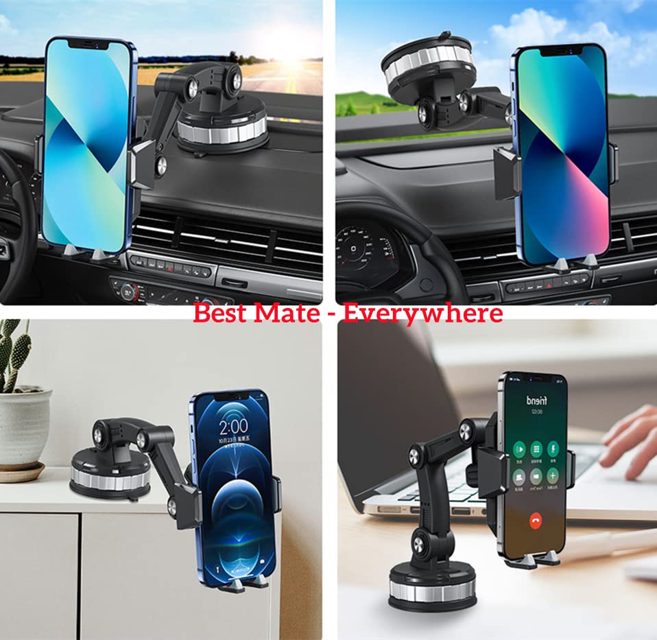 One Button Pop Up Suction Cup Phone Holder