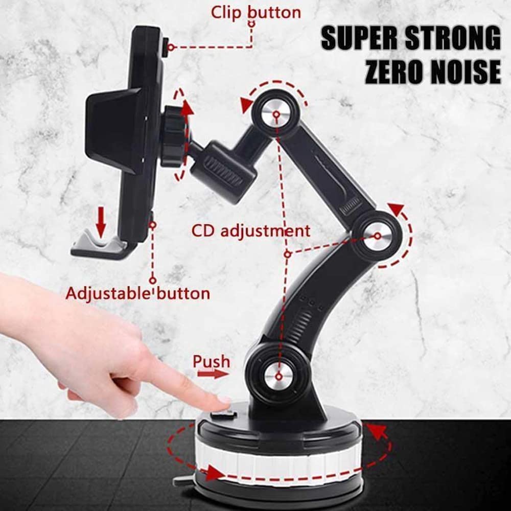 One Button Pop Up Suction Cup Phone Holder