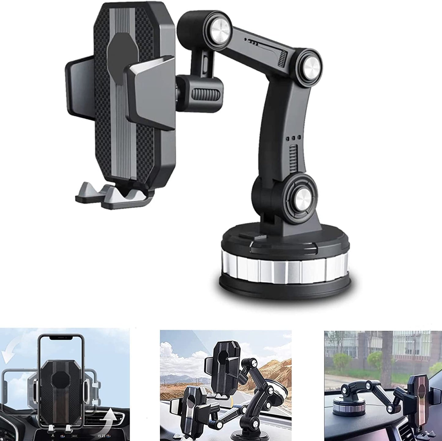 One Button Pop Up Suction Cup Phone Holder