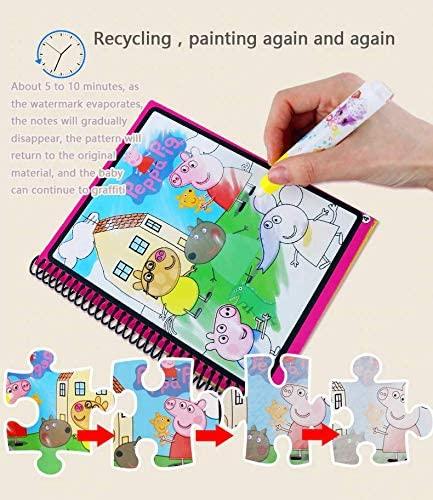 Reusable Magic Water Quick Dry Book Water Coloring Book x 1
