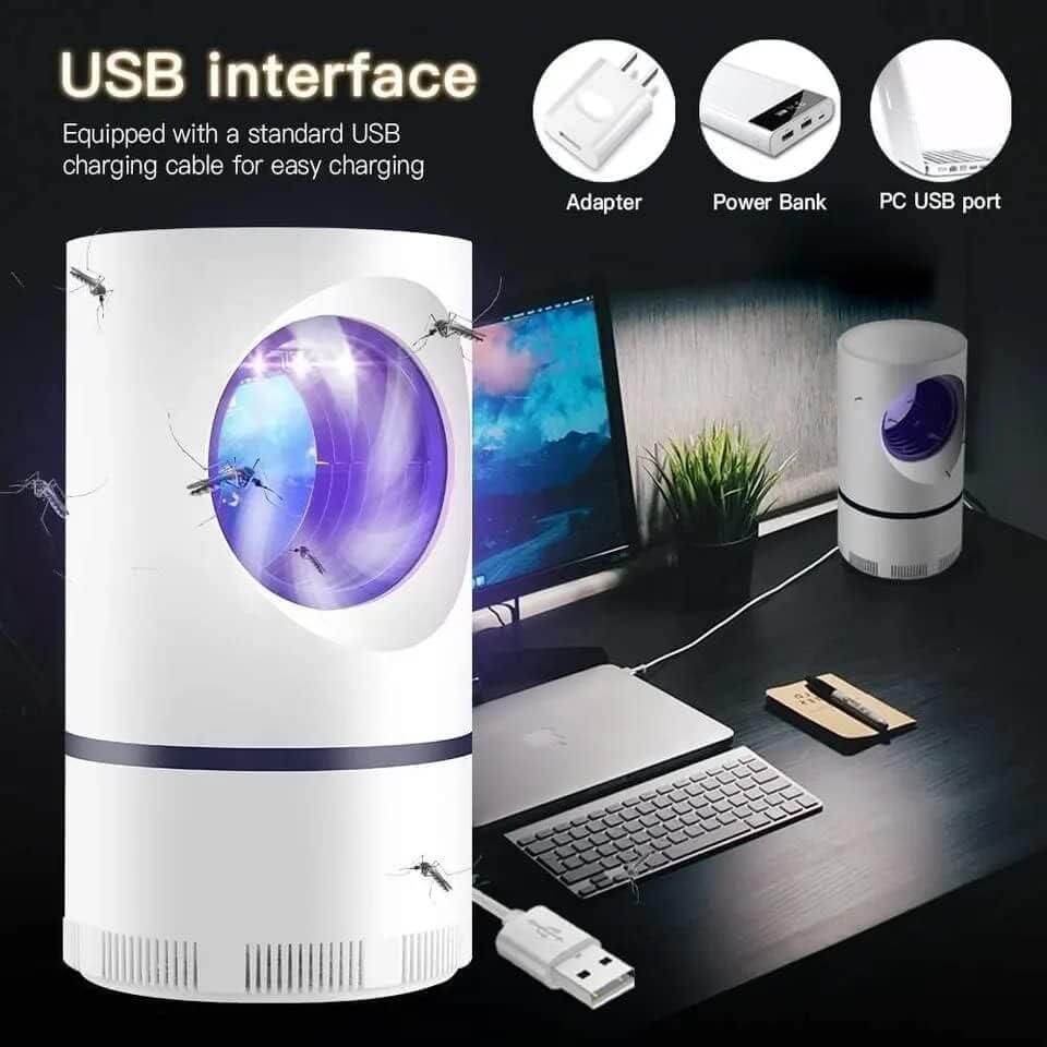 Silent Electric Insect Killer – Powerful Suction Trap for Indoor & Outdoor Use