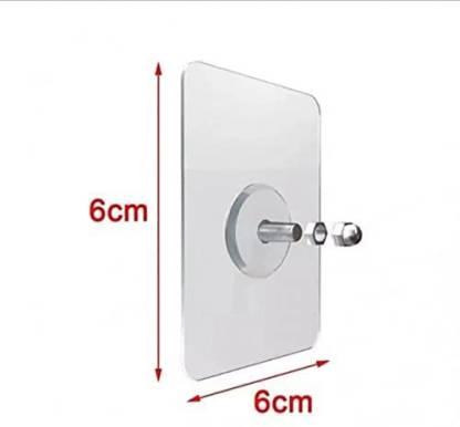 Self-Adhesive Wall Hooks – Waterproof, 10kg Load, Pack of 20