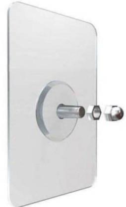 Self-Adhesive Wall Hooks – Waterproof, 10kg Load, Pack of 20