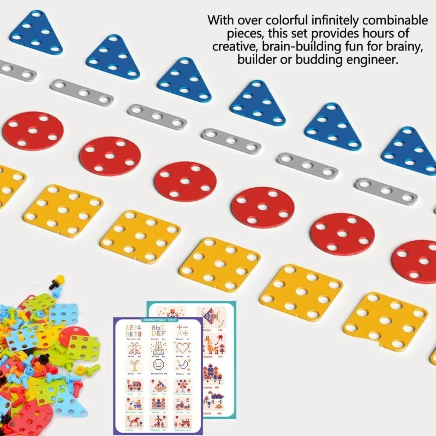 3D Screw Puzzle Box - Drill Screw Tool Set for Kid's