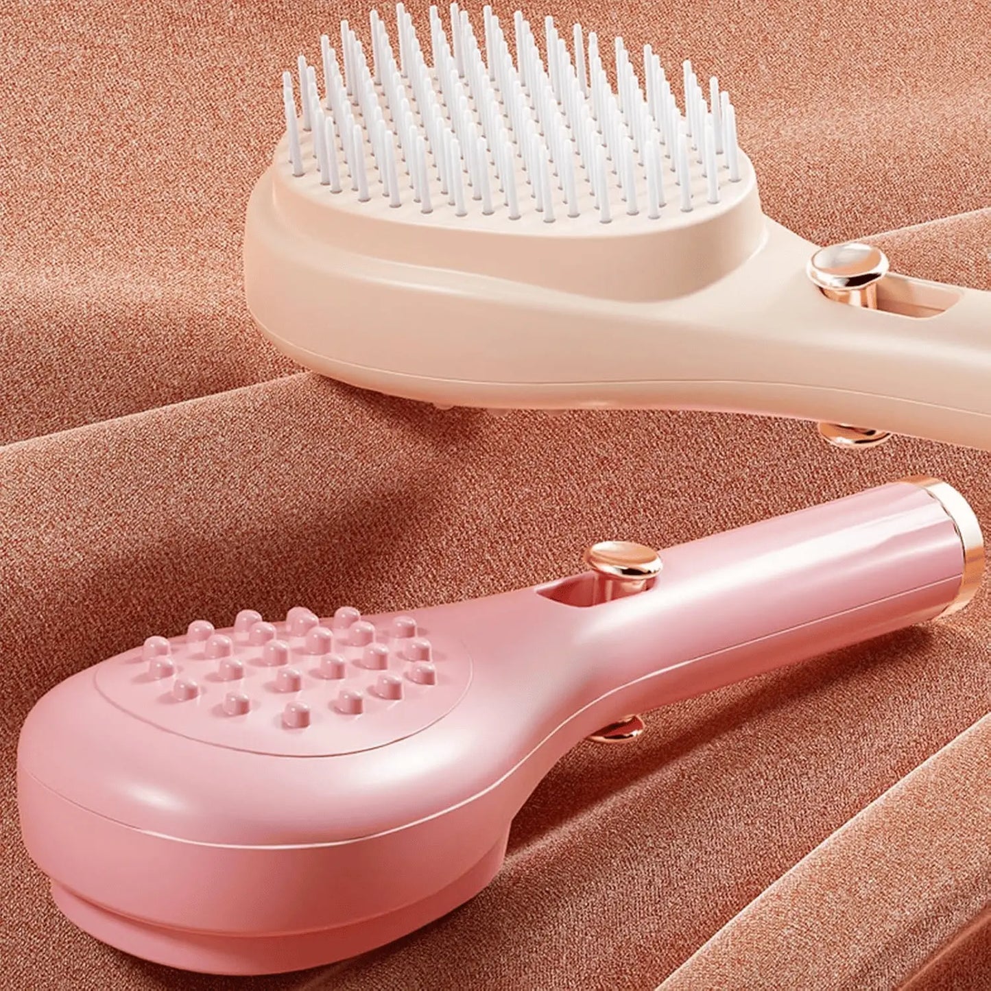 Self-cleaning Anti-static Massage Comb for Adults and Kids- Pack of 1