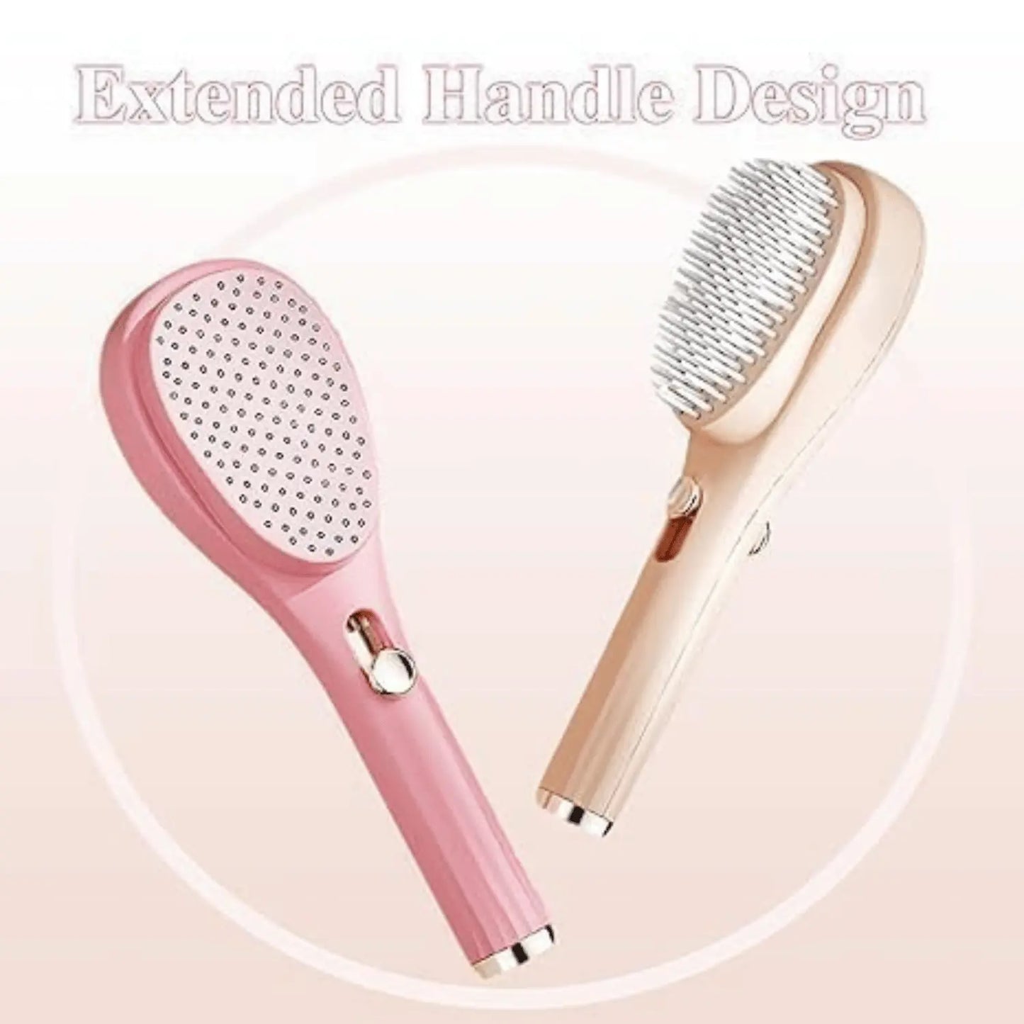 Self-cleaning Anti-static Massage Comb for Adults and Kids- Pack of 1