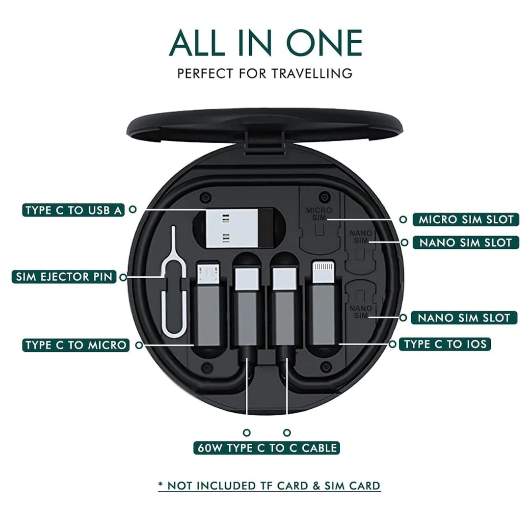 Fast Charging Travel Cabel Set x 1