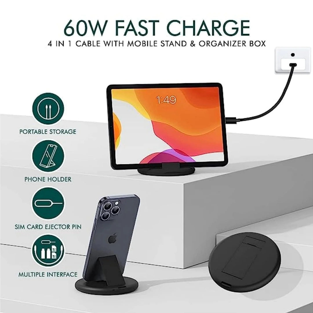 Fast Charging Travel Cabel Set x 1
