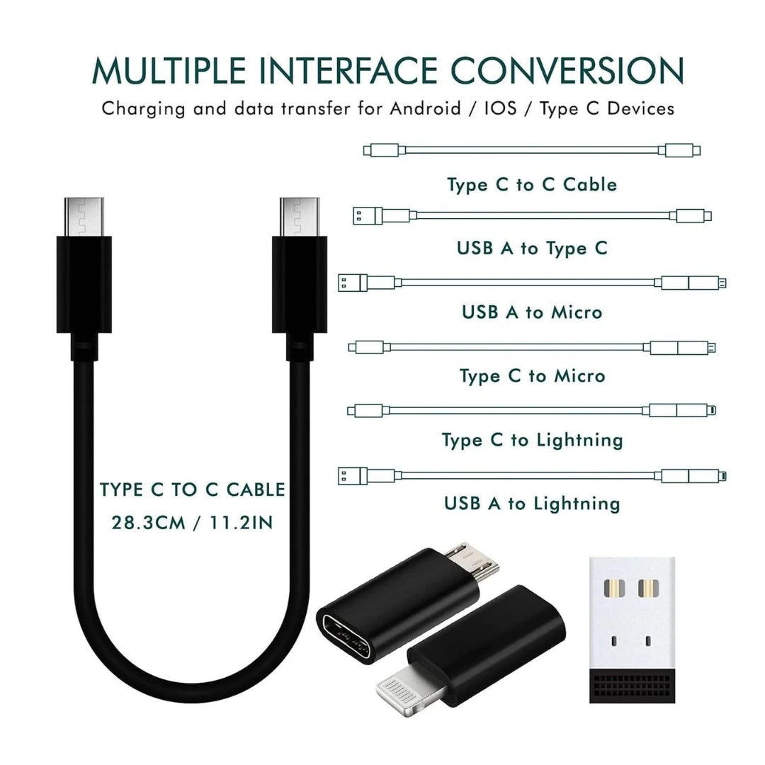 Fast Charging Travel Cabel Set x 1
