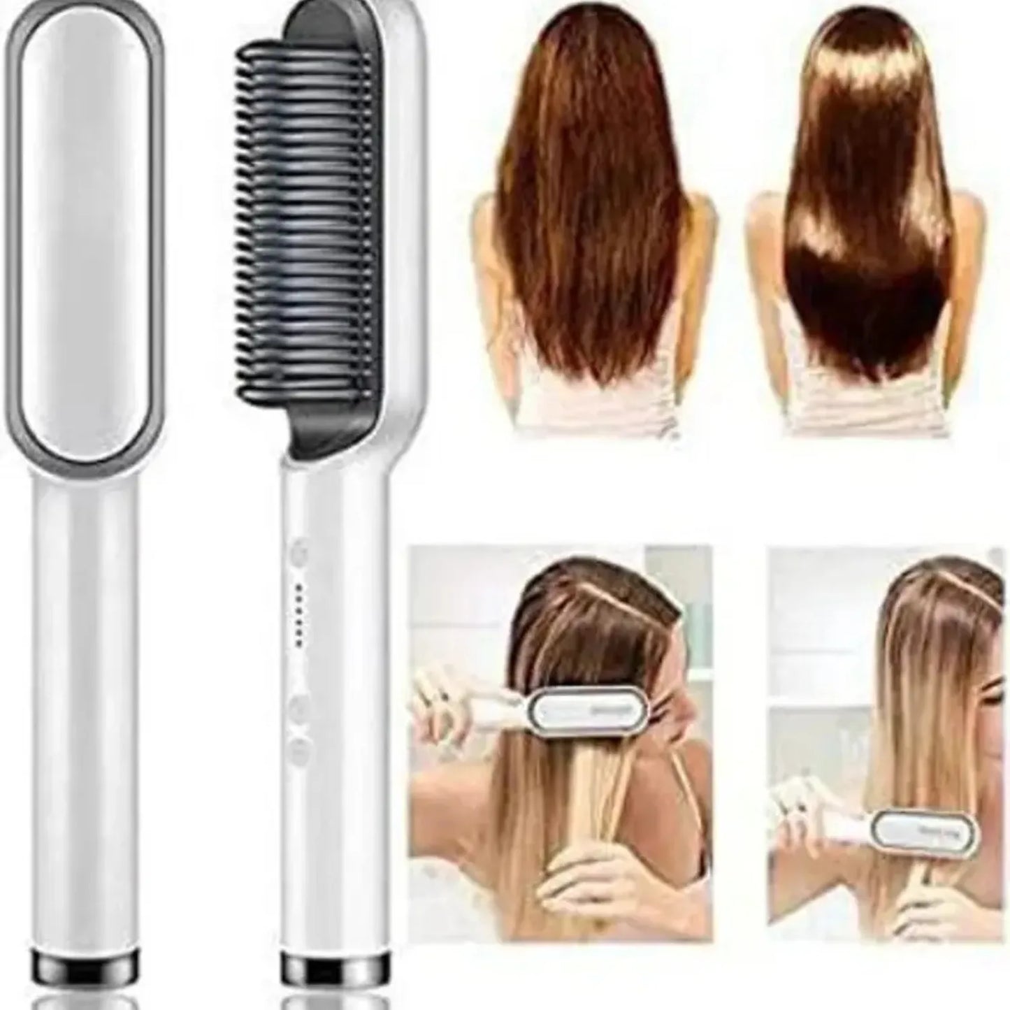 Professional Electric Hair Straightener Comb Brush