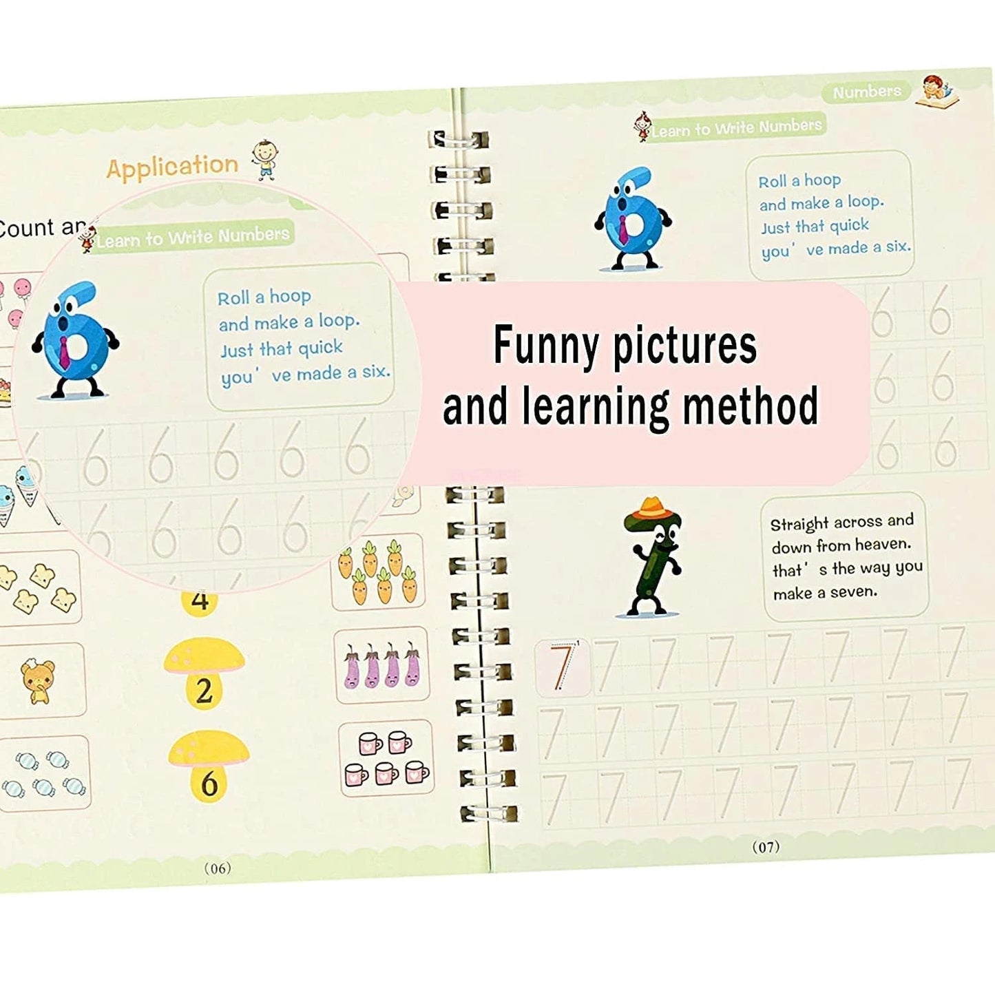 Sank Magic Practice Copybook (4 BOOKS,1 PEN,1 GRIP,10 REFILL)