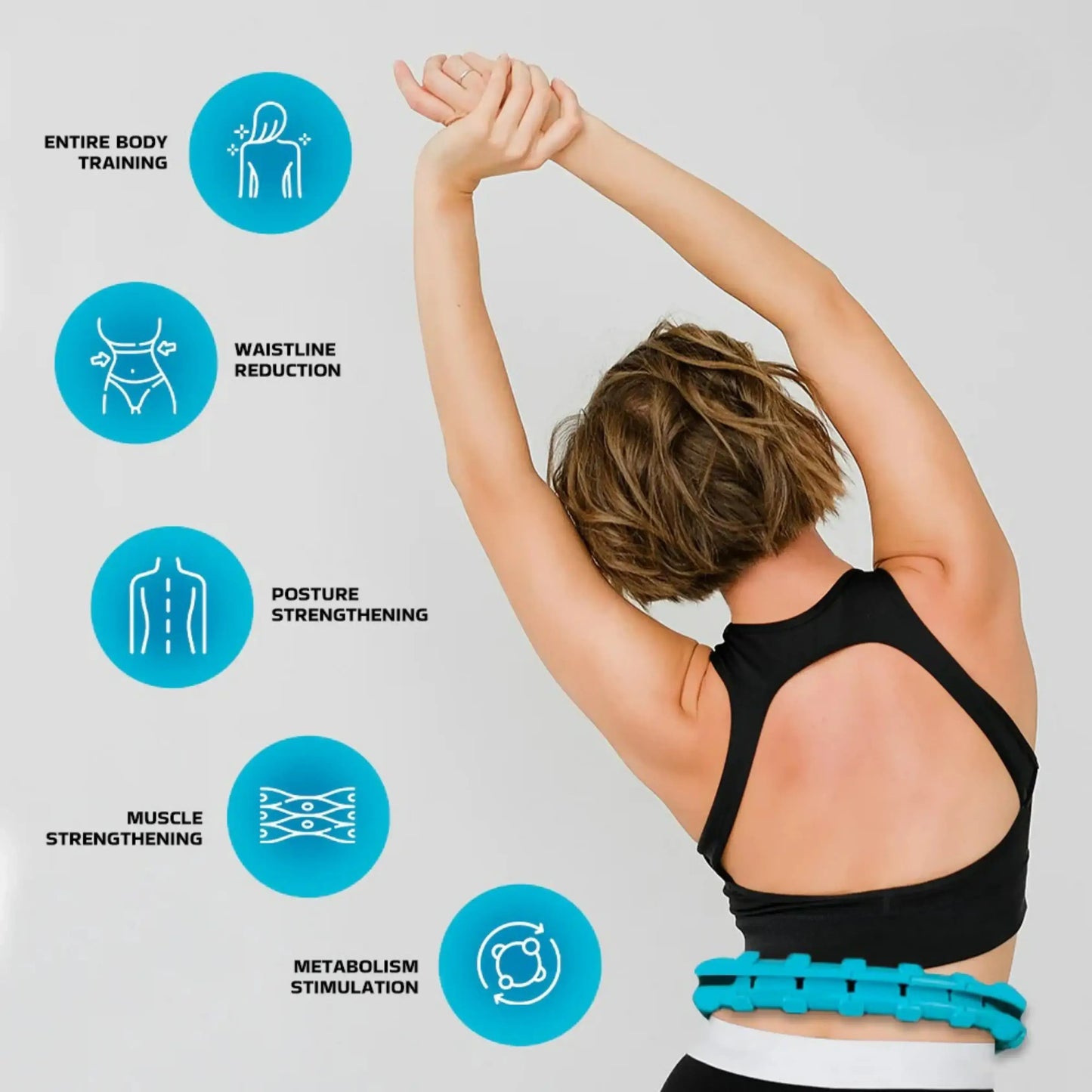 Smart Weighted Hula Hoop for Adults Weight Loss with CounteR