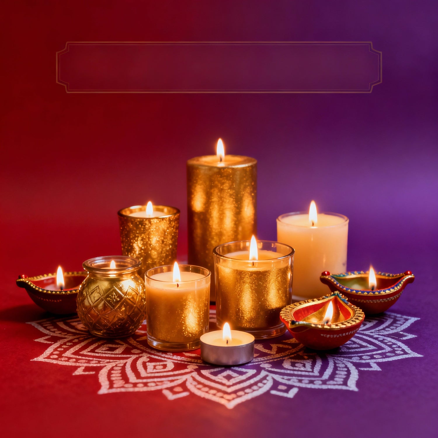 Candles & Diya Bliss