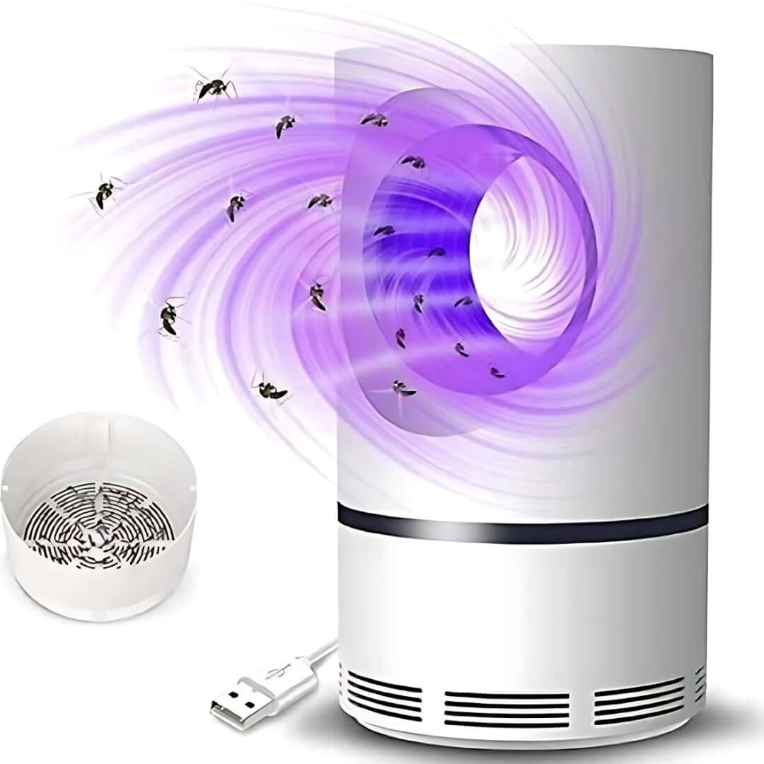 Silent Electric Insect Killer – Powerful Suction Trap for Indoor & Outdoor Use