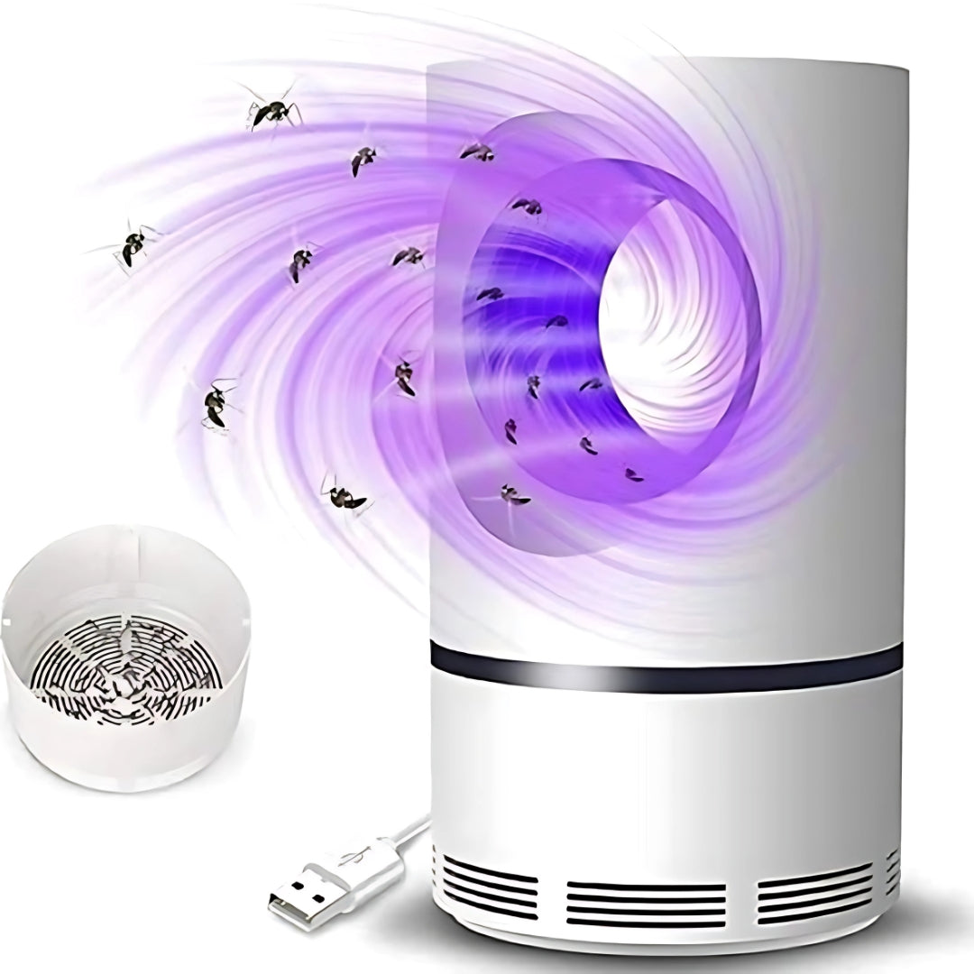 Silent Electric Insect Killer – Powerful Suction Trap for Indoor & Outdoor Use