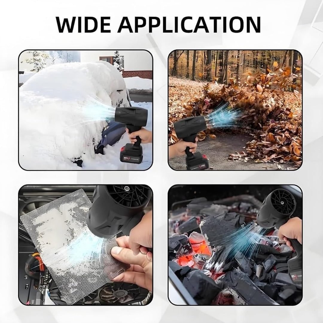 Cordless Turbo Blower – Clean Anywhere with Jet-Force Power!