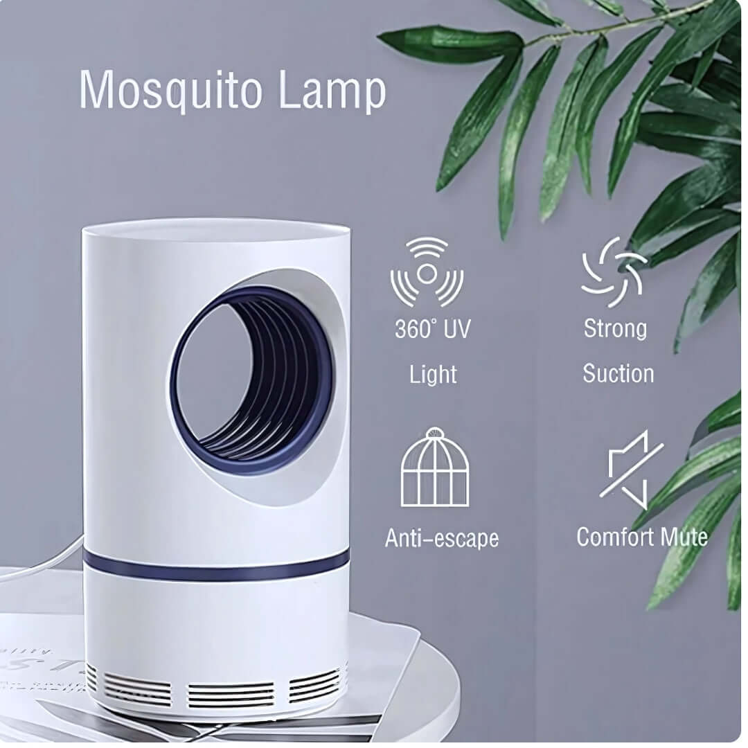 Silent Electric Insect Killer – Powerful Suction Trap for Indoor & Outdoor Use