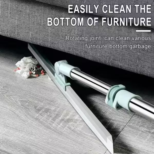 Floor Squeegee Silicone Blade Long Handle