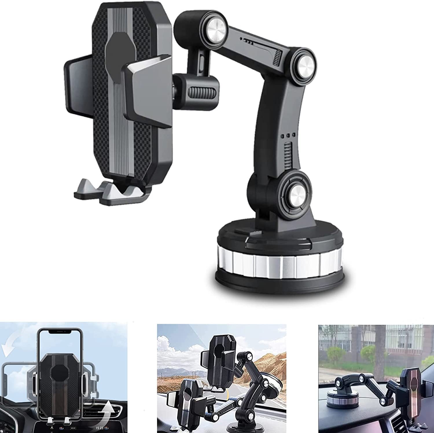 One Button Pop Up Suction Cup Phone Holder