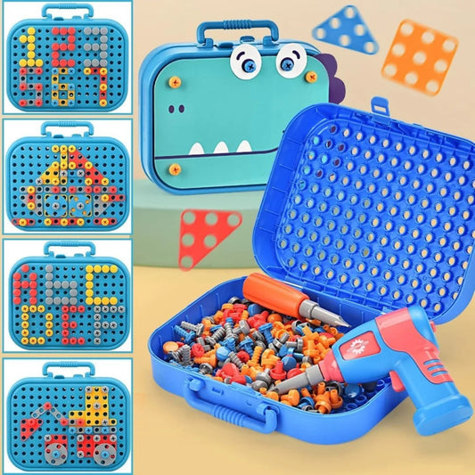 3D Screw Puzzle Box - Drill Screw Tool Set for Kid's