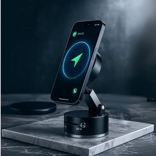 Stick Anywhere! Powerful Magnetic Suction Phone Holder for Car & Home