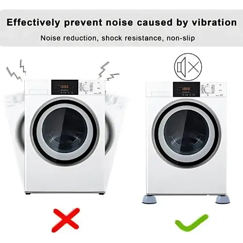 Special 4-Piece Offer – Quieter Laundry, Stable Furniture & Floor Protection