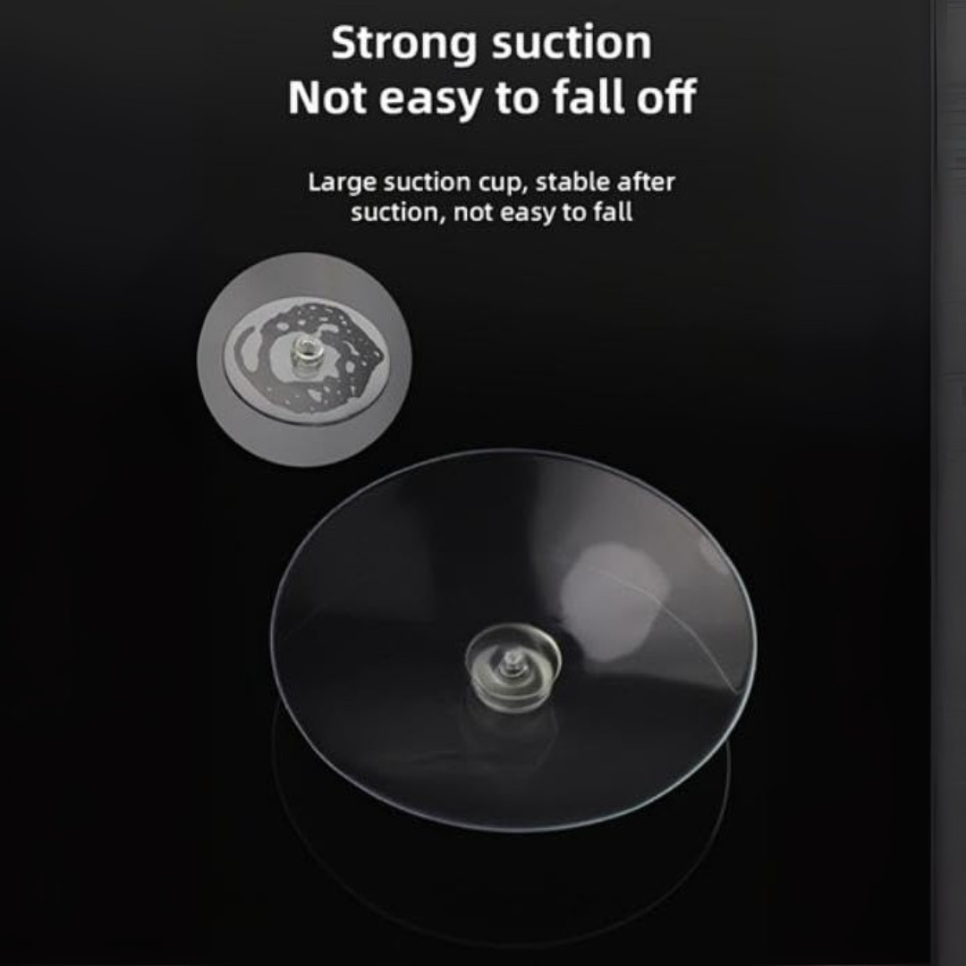 Large Suction Cup Waterproof Bluetooth Speaker with LED Lights – Portable & Wireless X 1