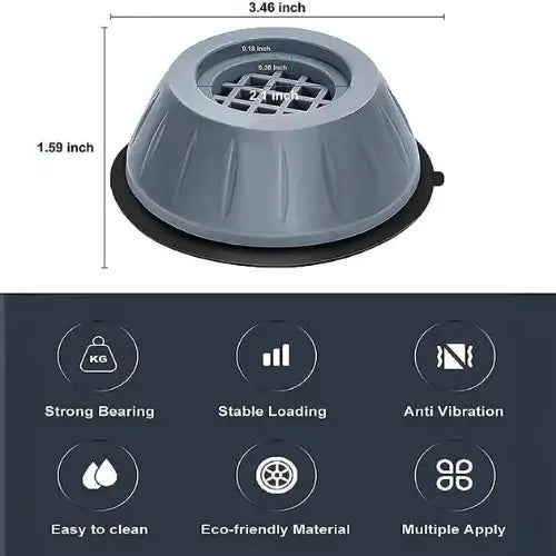 Special 4-Piece Offer – Quieter Laundry, Stable Furniture & Floor Protection